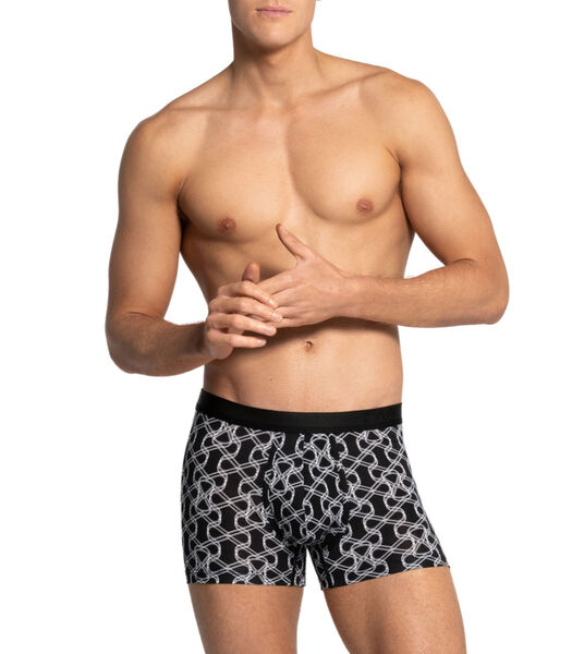 I am Wonderful Lyocell fancy print boxer shorts