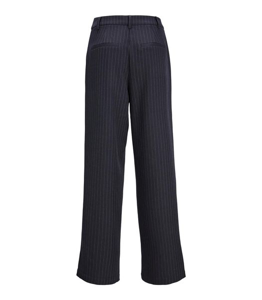 Pantalon de costume classique - Rayures bleu marine