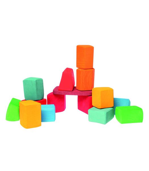 Blocs Waldorf colorés