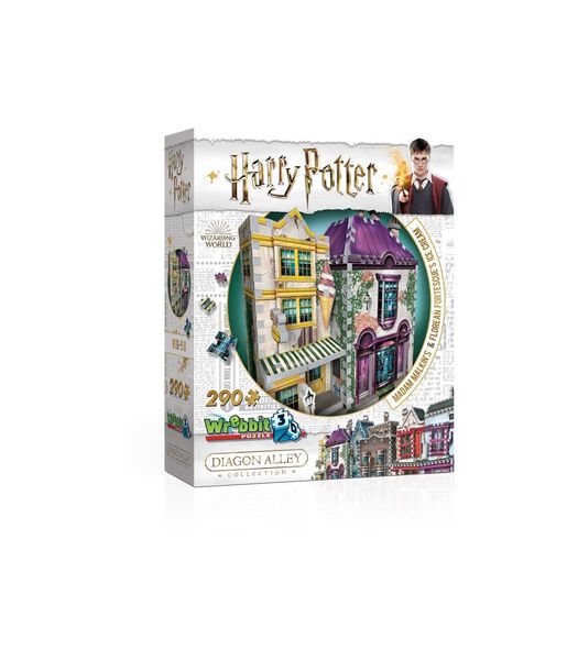 Puzzle 3D - Harry Potter Madam Malkin's & Florean Fortescue's Ice Cream - 290 pièces