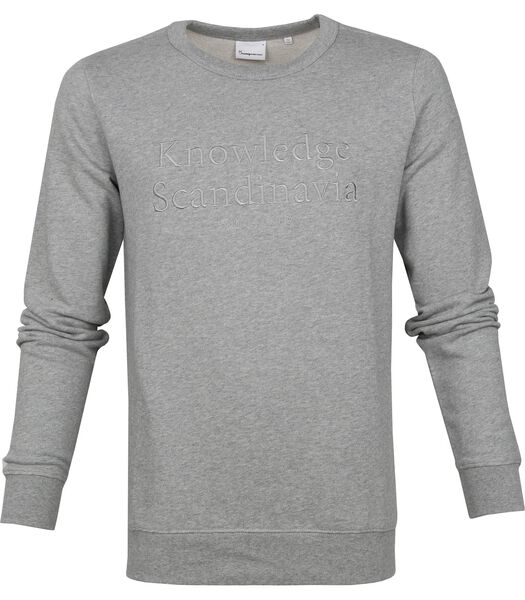 KnowledgeCotton Apparel Pull Elm Gris