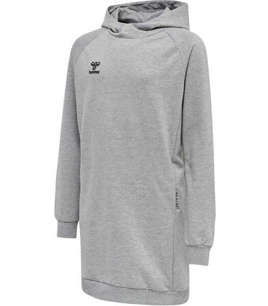 Robe sweat en coton fille Move Grid