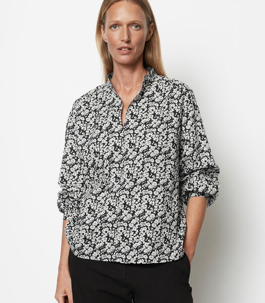 longsleeve blouse en print