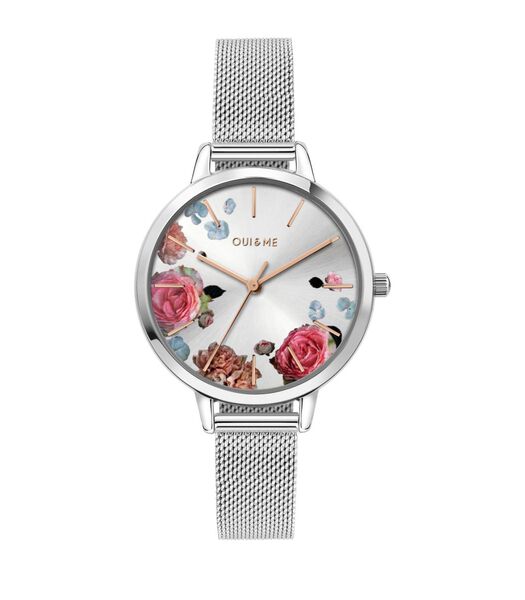 Montre analogique en acier FLEURETTE