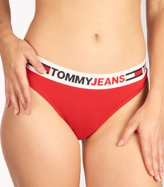 String Tommy Jeans Thong  rouge