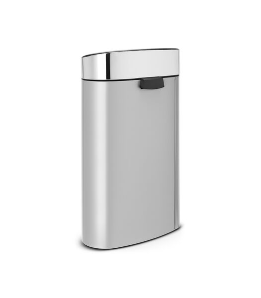 Touch Bin New, 40L Metallic Grey / Brilliant Steel