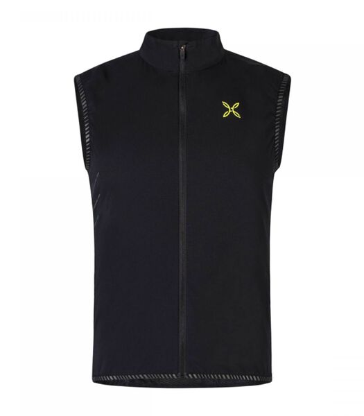 Gilet Level Up Homme Nero/Giallo Fluo