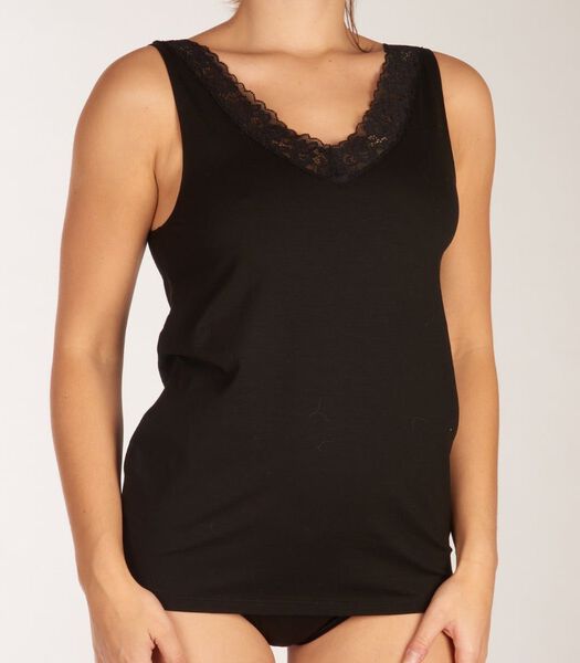 Topje Natural Comfort Lace Tank Top