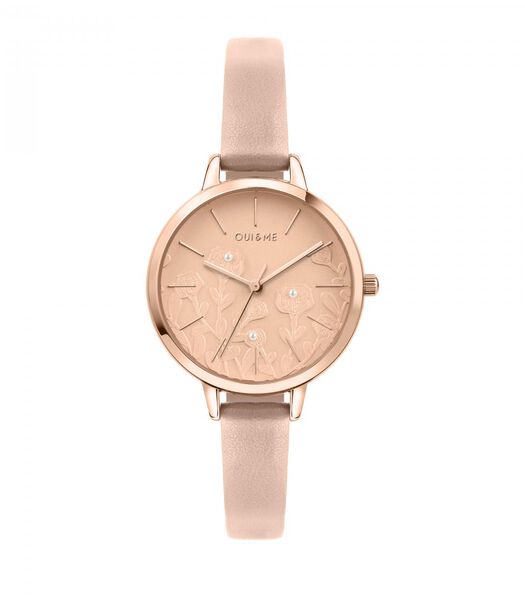 FLEURETTE leren horloge - ME010129