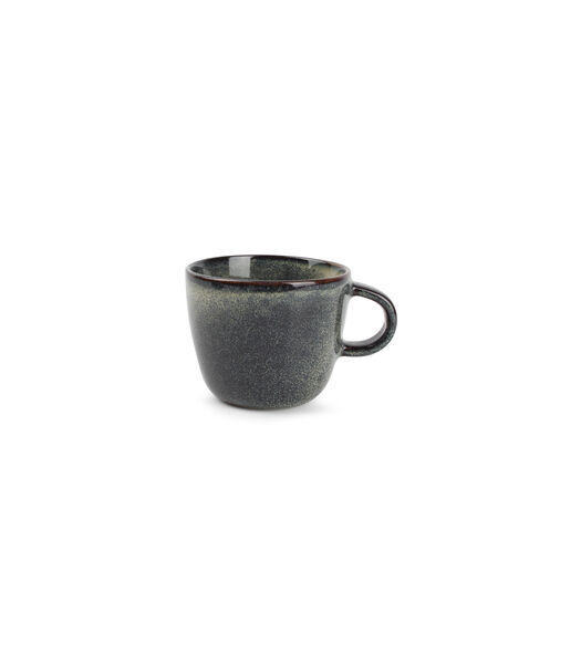 Tasse à moka 9cl et soucoupe vert/bleu Stitch - (x4)