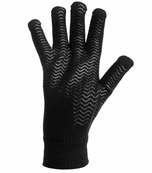 Knitted Player Thermo handschoenen Zwart