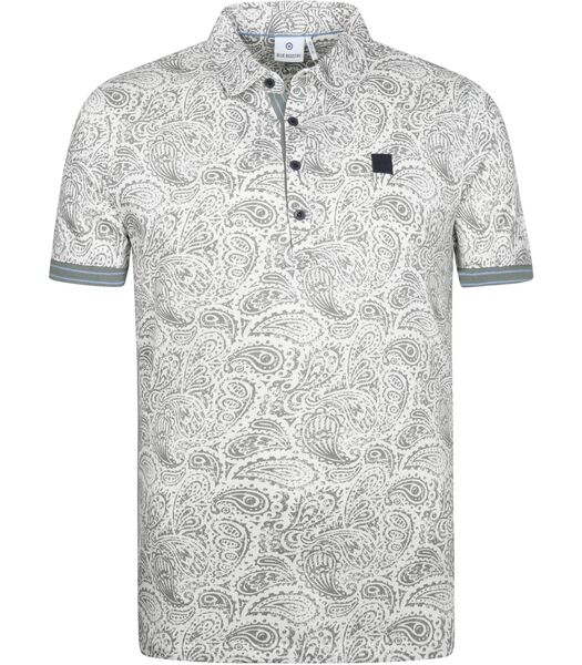 Blue Industry M25 Polo Paisley Vert