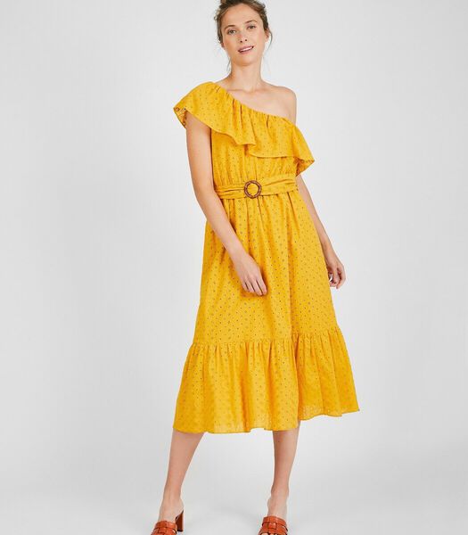 Robe Ajourée Jaune Moyen