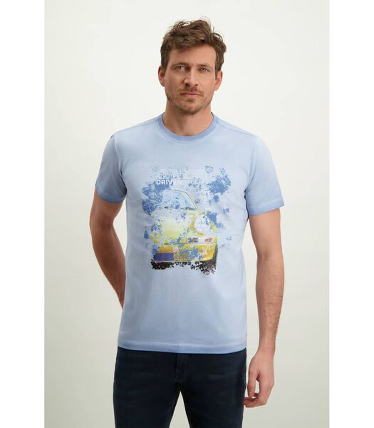 T-Shirt Print Blauw