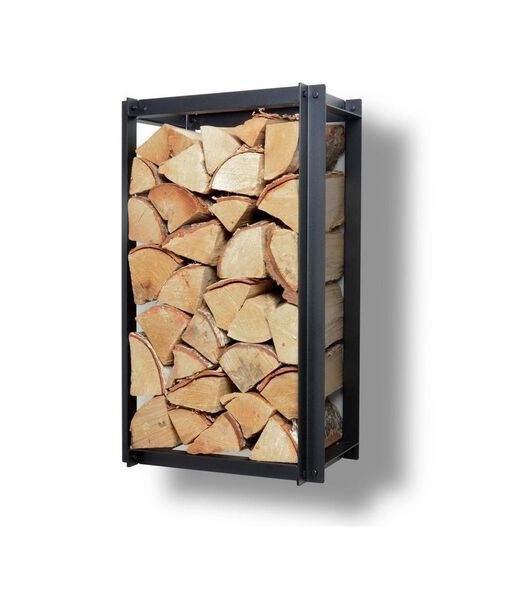 Houtopslag Modulair - Houtrek - Hout Wandrek - Woodstack - Voor Binnen & Buiten