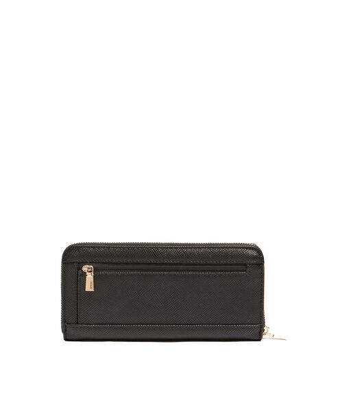 Portefeuille Laurel Grand Zip Autour Noir