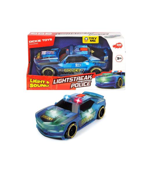 Racing Politiewagen Met Licht