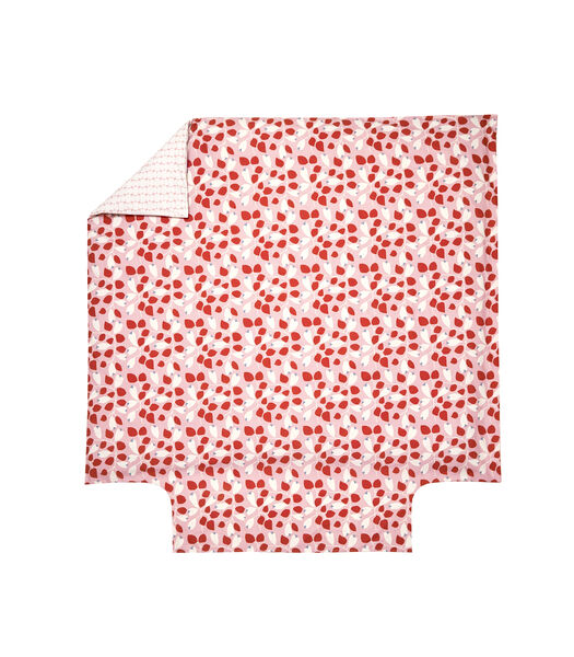 GARDEN Coquelicot - Housse de couette percale coton