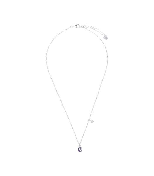 Chaîne avec pendentif pour fille, argent 925 sterling | chiffre