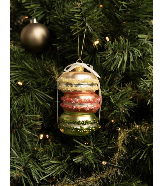 Boule de Noël  Macaron 11 cm