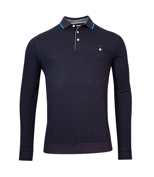 Poloshirt Long Sleeves with chestpocket