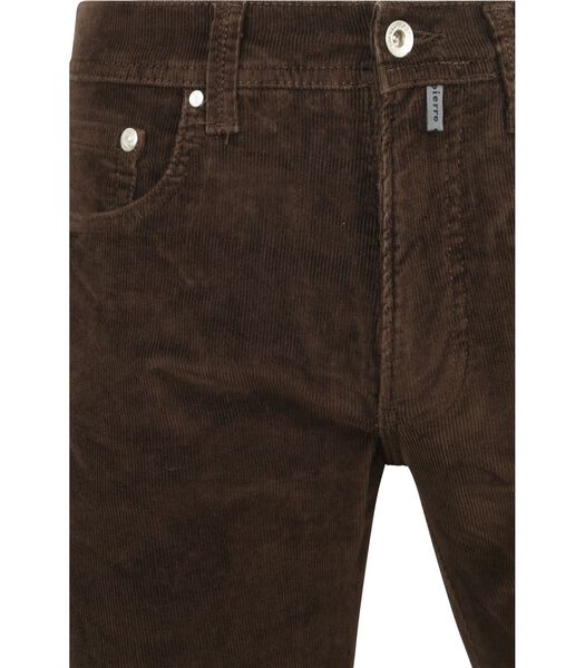 Broek Lyon Future Flex Corduroy Bruin