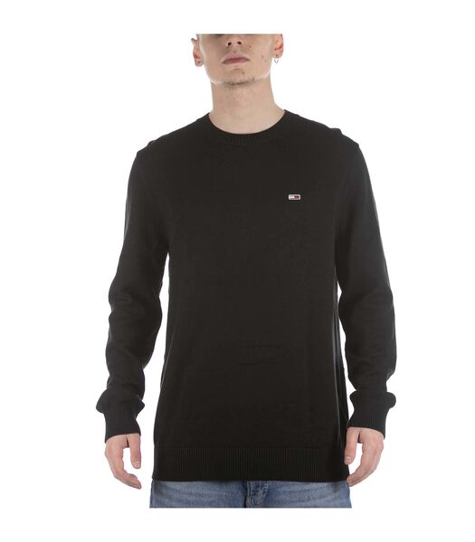 Tommy Hilfiger Pull Essentiel Noir Léger