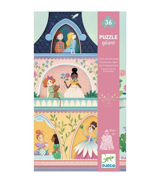 Puzzle de sol La Tour de la Princesse (36 pièces)