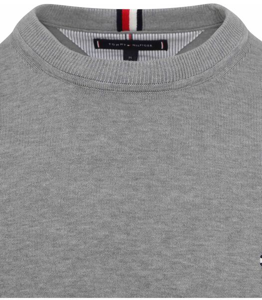 Tommy Hilfiger Pull Col Rond Gris