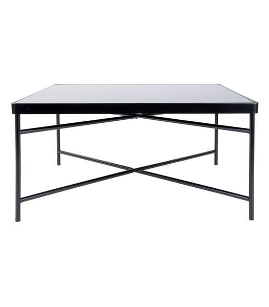 Table de salon Smooth - Noir - 80x80x40cm