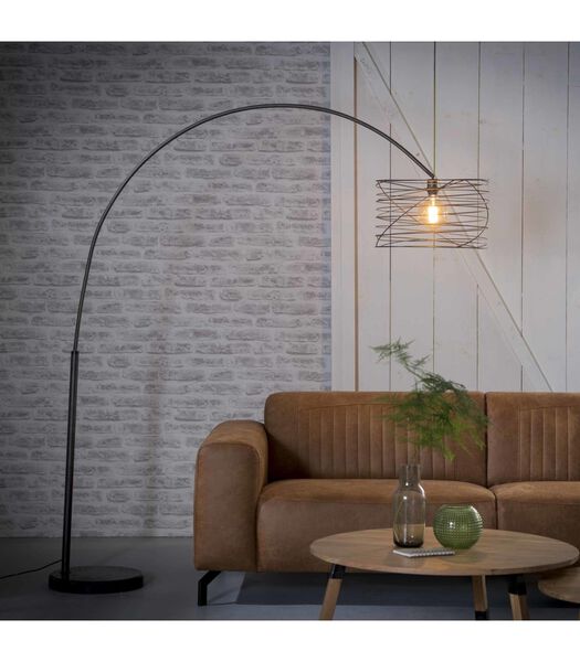 Spiral - Lampe à arc - dia 45cm - métal - avec source lumineuse LED