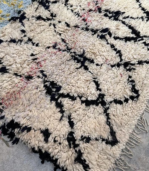 Marokkaans berber tapijt pure wol 247 x 89 cm