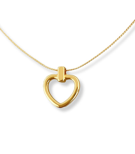 Ketting - Hart hanger - Goud