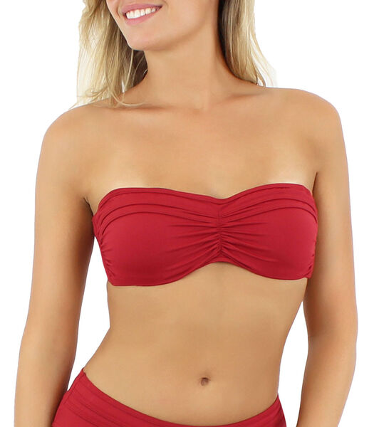 Bikinitop bandeau met beugels Grace