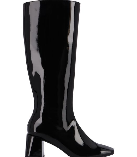 Chalk - Bottes Hautes en Cuir Vegan Noir