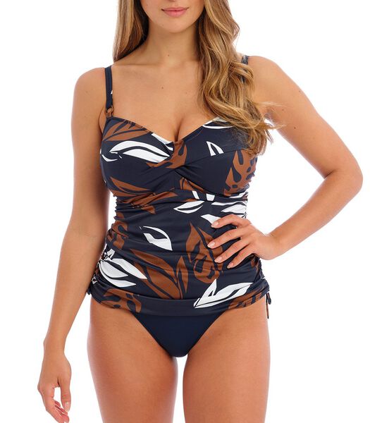 Haut de maillot tankini twisté à armatures Lake orta