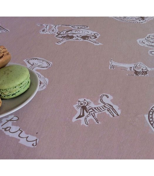 Nappe enduite Paris Taupe