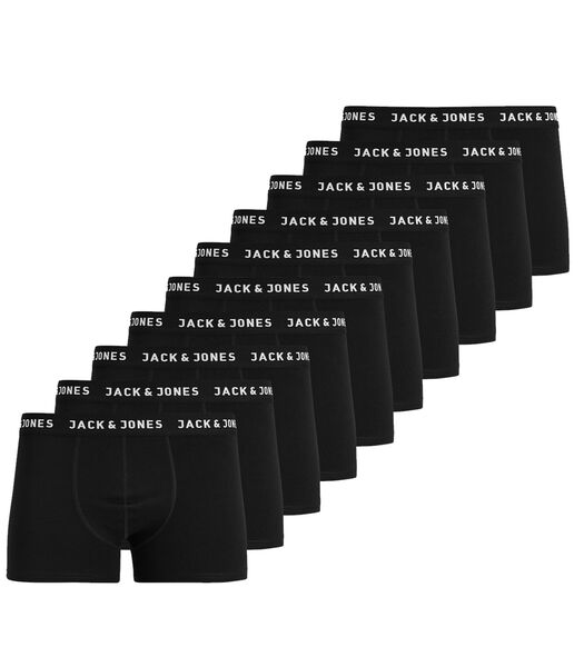 Boxershorts JACHUEY - 10 pack - Trunks - Zwart