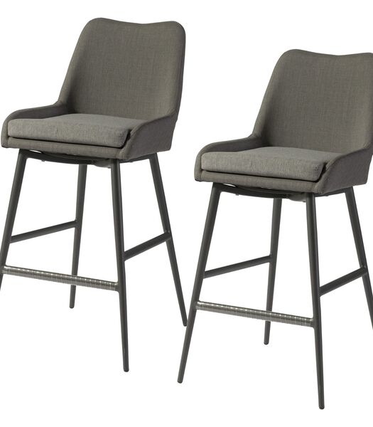 Domino Tabouret De Bar Stone Grey