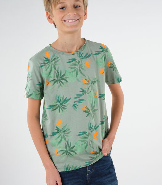 ZELI - T-shirt imprimé tropical