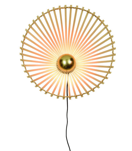 Wandlamp Bromo - Bamboe - Asymmetrisch - Ø50cm