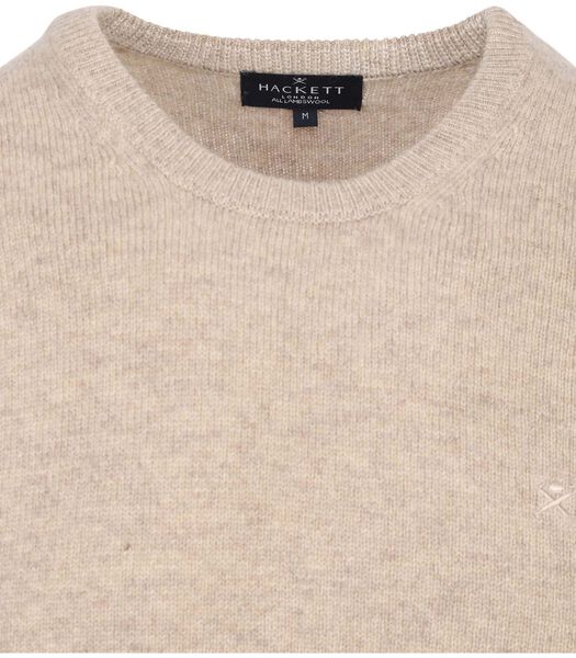 Pullover Wol Beige