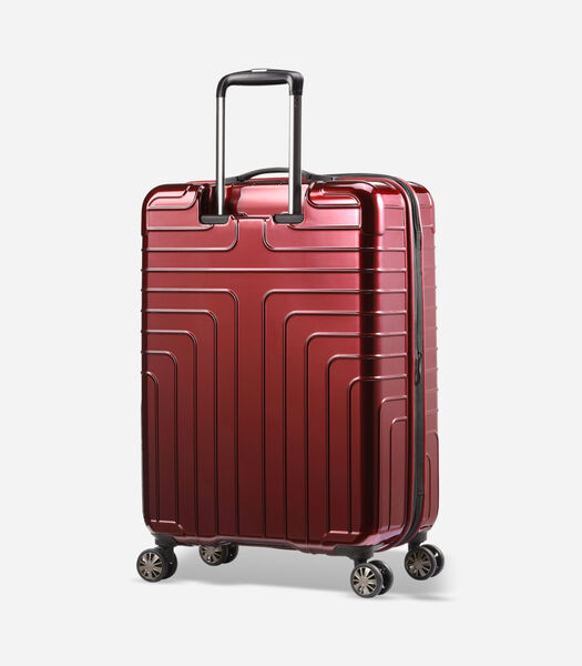 Helios Expandable Middelgrote Koffer 4 Wielen Rood