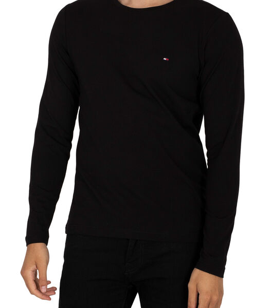 T-Shirt À Manches Longues Coupe Extra Slim Stretch
