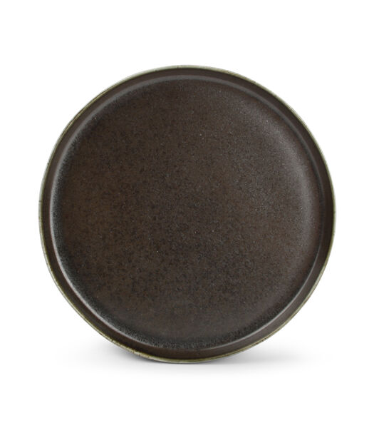 Assiette plate 26cm ebony Studio Urban - (x4)