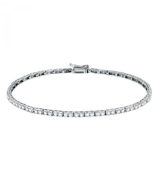 Armband in 750 witgoud, ecologische diamant