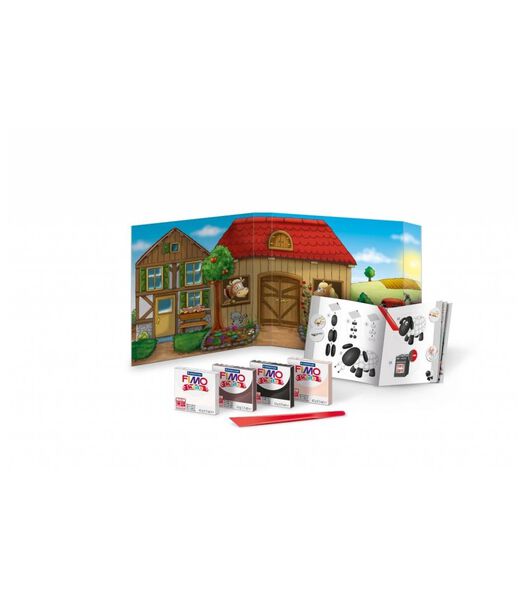 Kids Form & Play modelleerset Boerderij - 4 x 42 gram