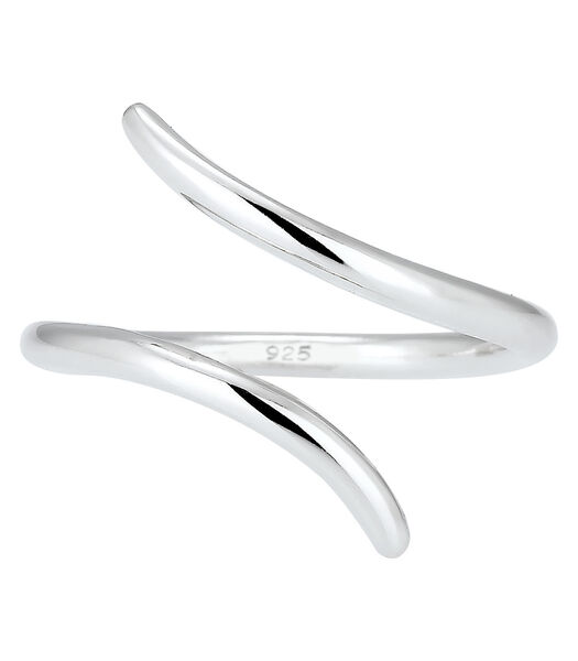 Ring Dames Wikkel Statement Geo In 925 Sterling Zilver