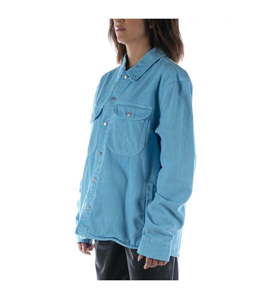 Camicia Calvin Klein Shirt Jacket Azzurro