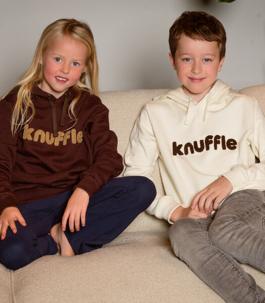 Knuffle Hoodie - taille 128 - couleur Blanc Crème